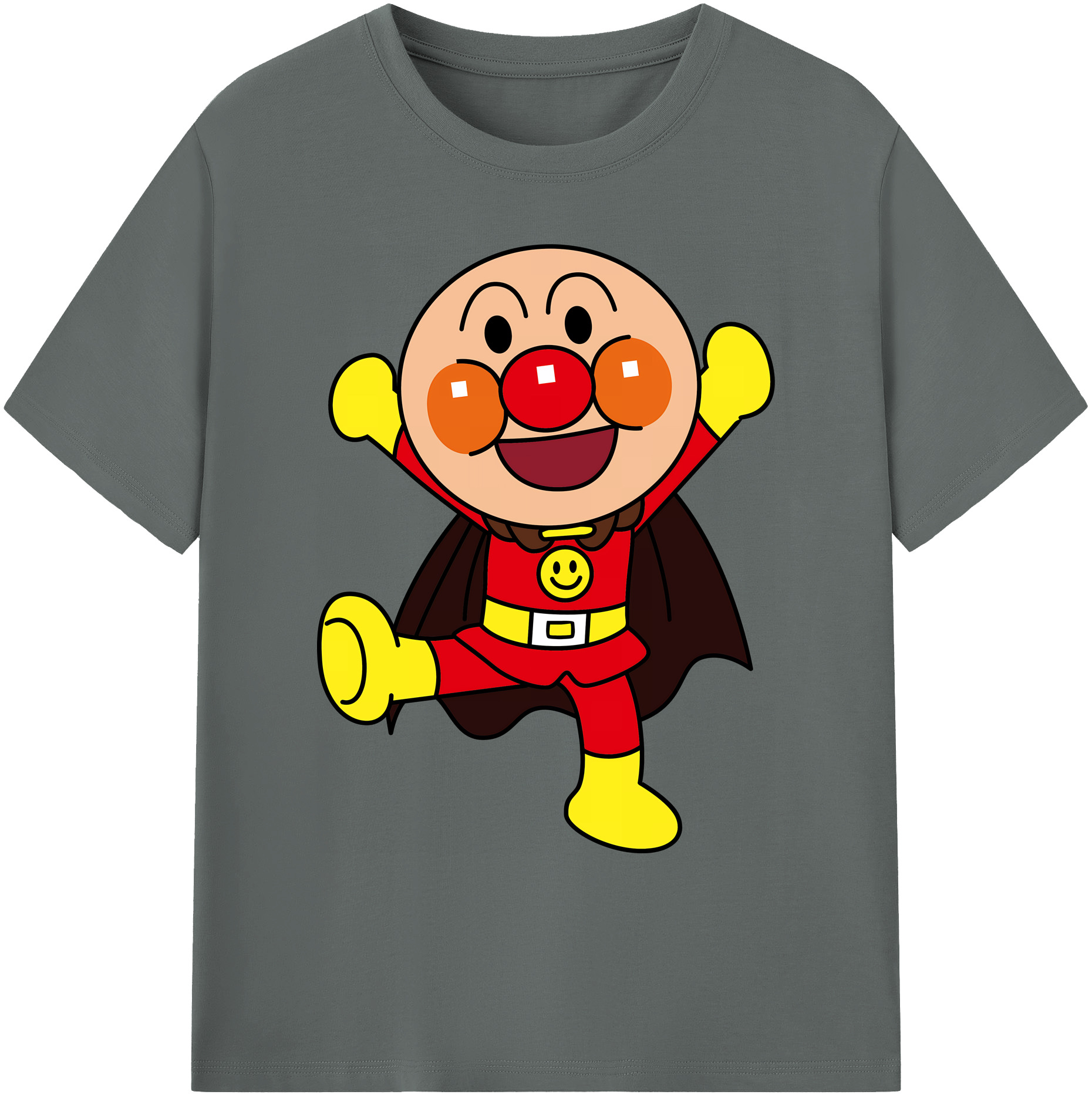 （画像用） アンパンマン Anpanman 綿100％ メンズ半袖Tシャツ｜肌触りやわらか＆通気性